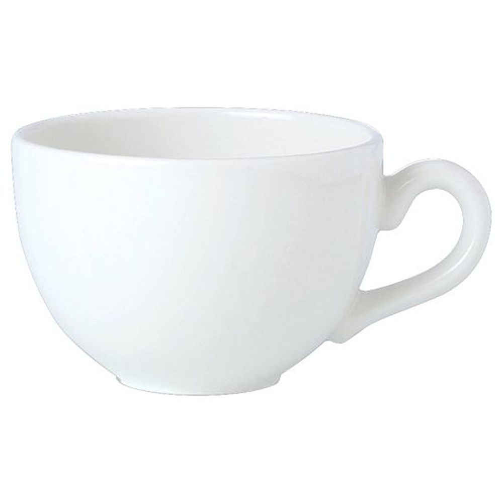 Simplicity White Alumina Vitrified 6 Ounce Low Cup, 36 count