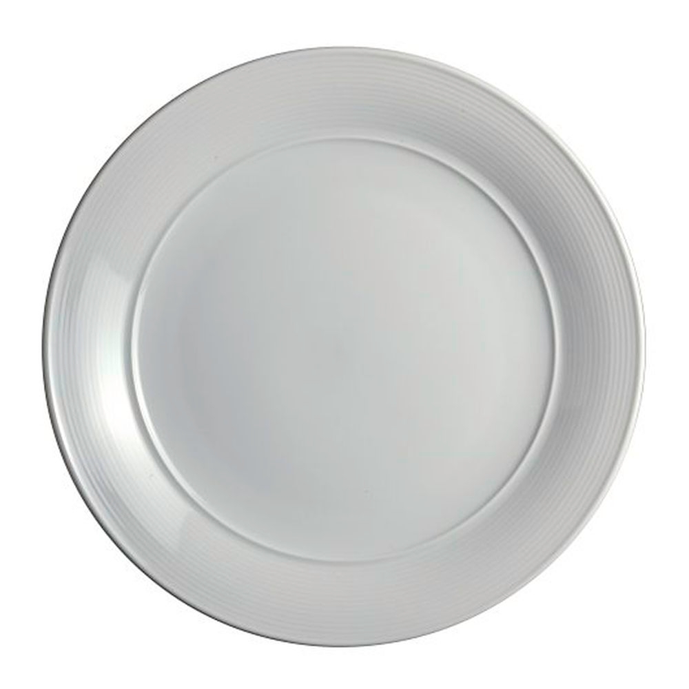 Aura 11.25 inch Porcelain Medium Rim Plate, 12 count