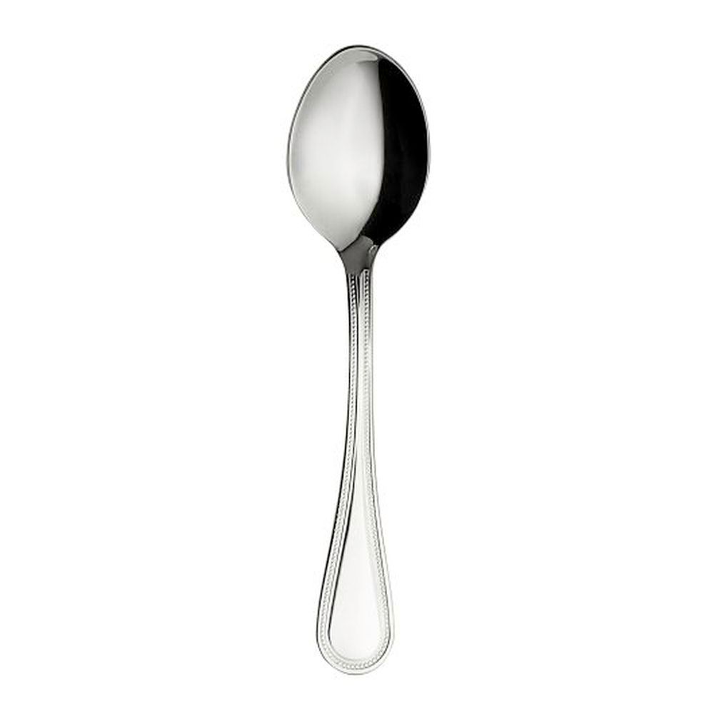 Wnk Pearl 18/10 Stainless Steel 7 Inch Oval Bowl Soup/dessert Spoon, 12 Count