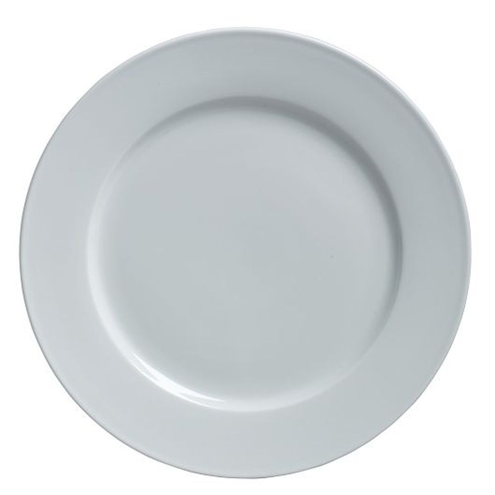 Varick Classic Café Porcelain 10.625 Inch Plate, 12 Count