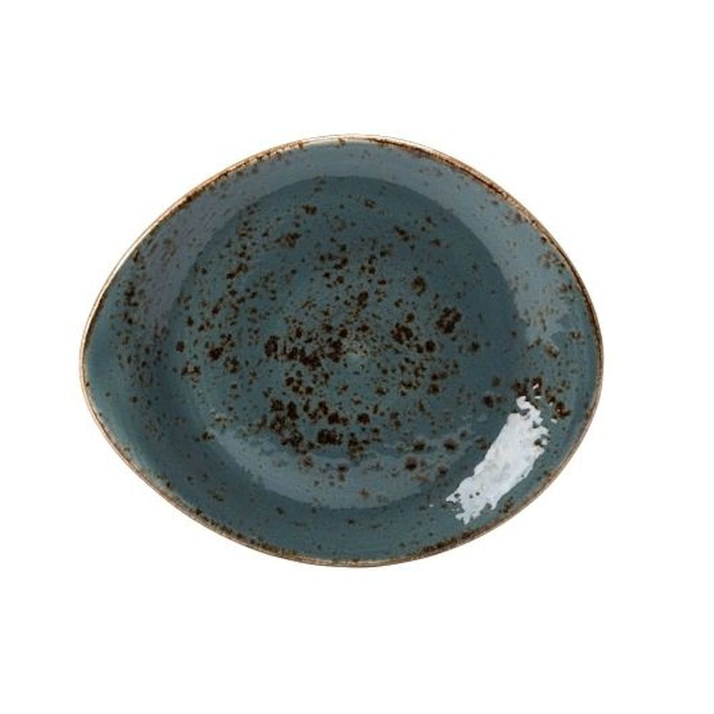 Steelite Craft Blue Alumina Vitrified 10 X 8 1/8 Inch Plate, 12 Count