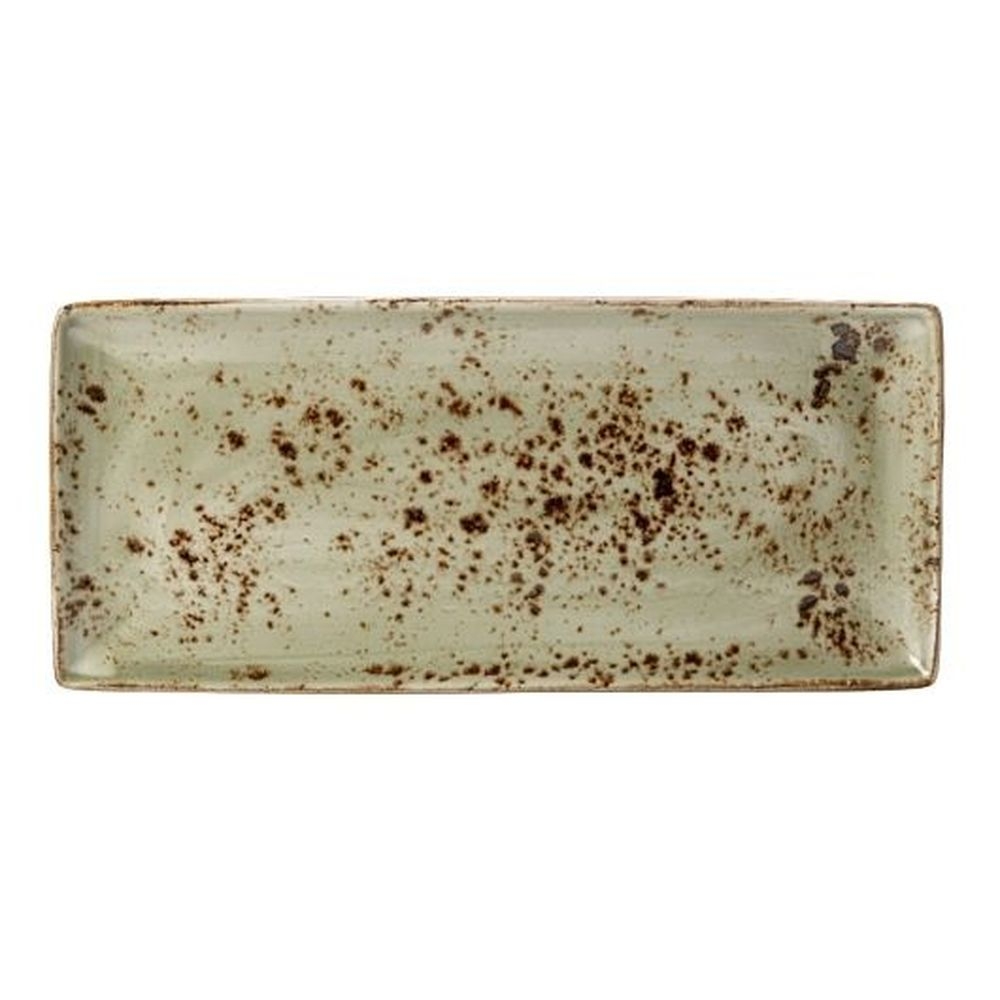 Craft Green Alumina Vitrified 14.5 inch Rectangle Tray, 6 count