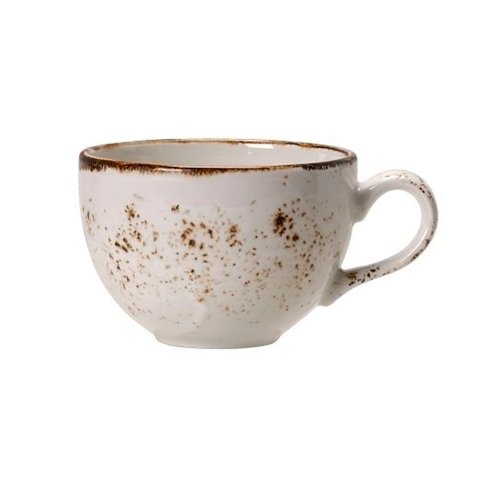 Craft White Alumina Vitrified 16 Ounce Low Cup, 12 count