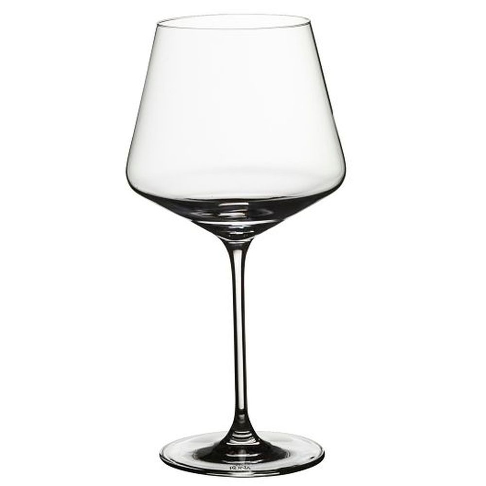 Rona Edge 24.75 Ounce Burgundy Glass, 24 Count