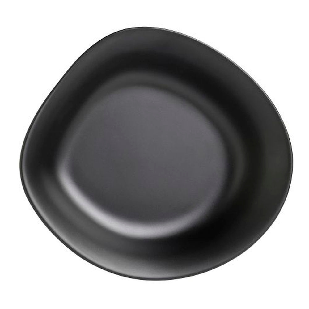 Marisol Black 13.0 Ounce Melamine Salad Bowl, 12 count