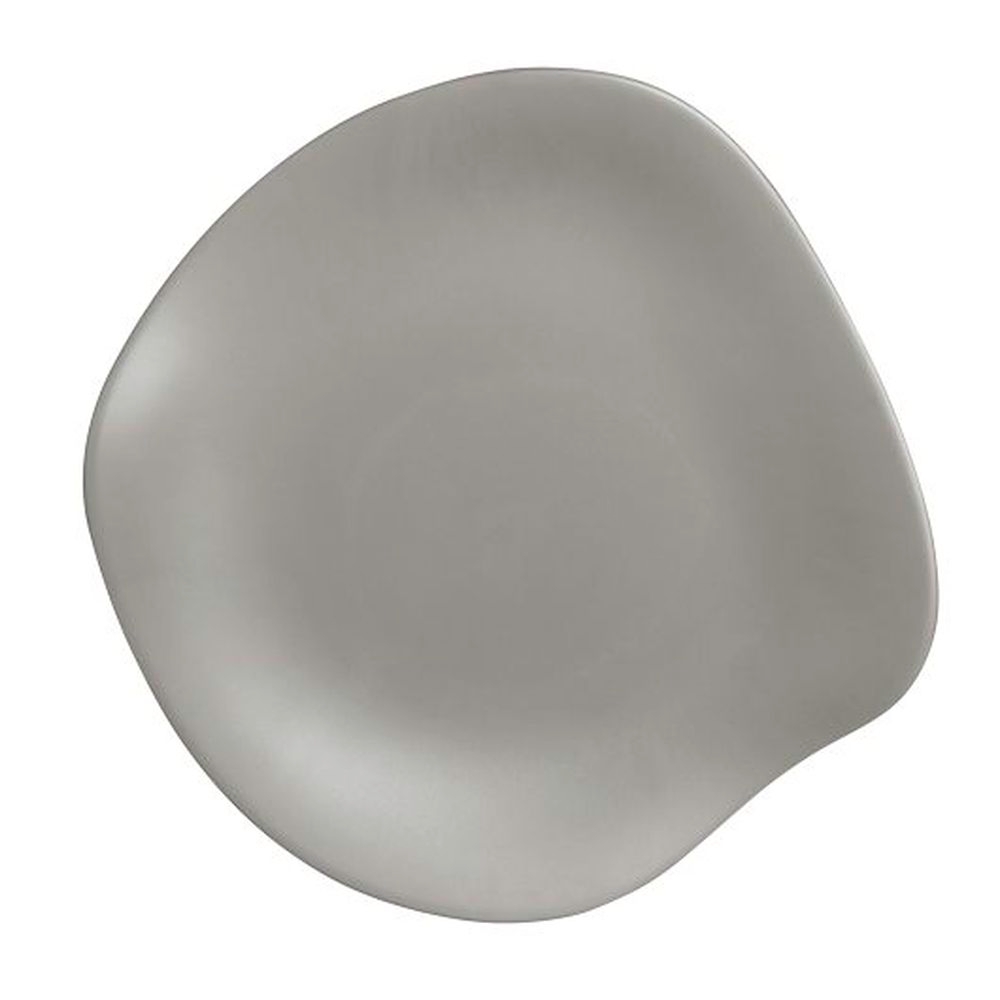 Marisol Driftwood Gray 11.5 inch Melamine Plate, 12 count