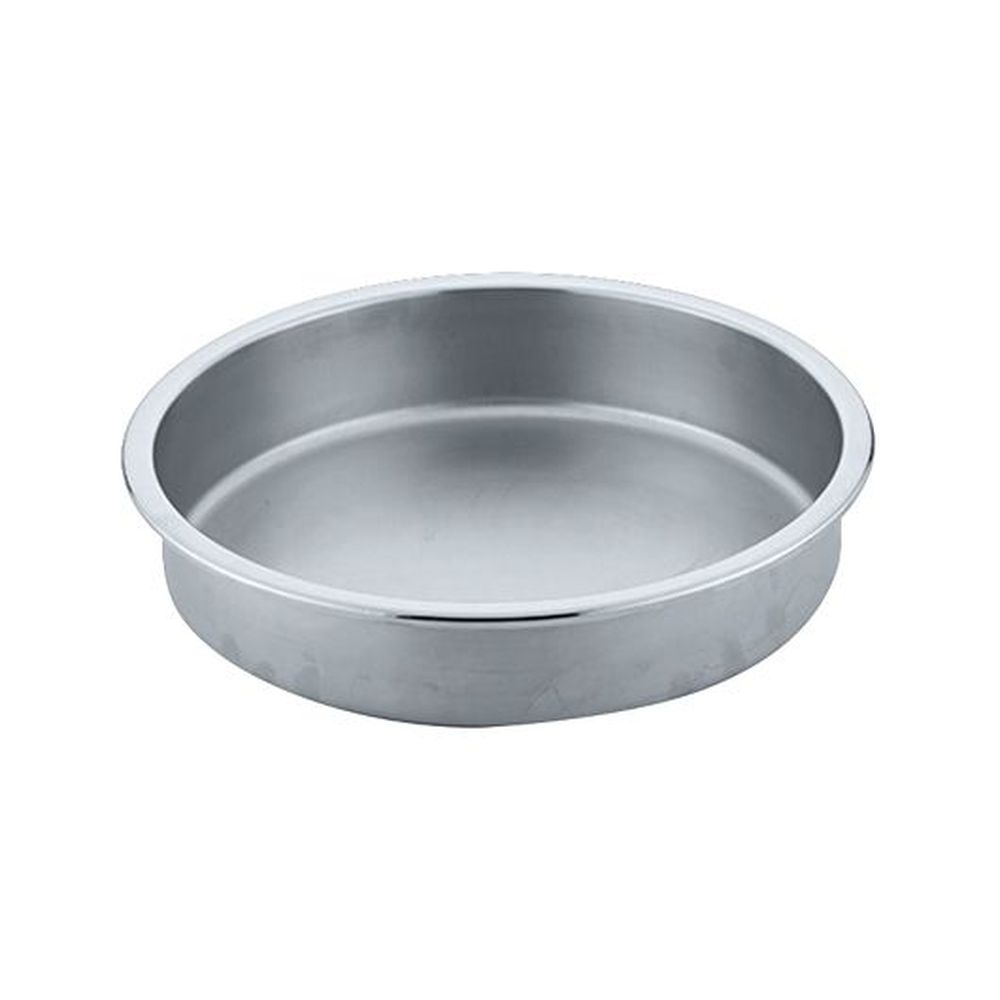 Round Food Pan for Stacking Chafer, 6 3/4 Quart Capacity