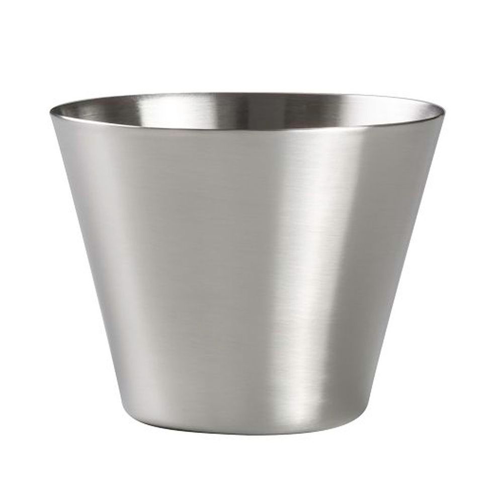 Creations Stainless Steel 12.5 Ounce Satin Fry Cup, 48 Count