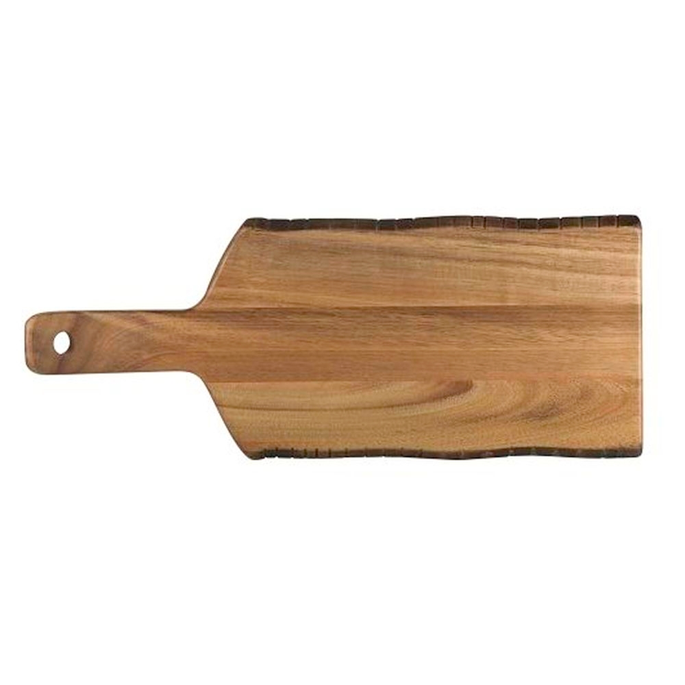 Rustic Edge Acacia Wood 16 x 6.5 inch Serving Board, 6 count