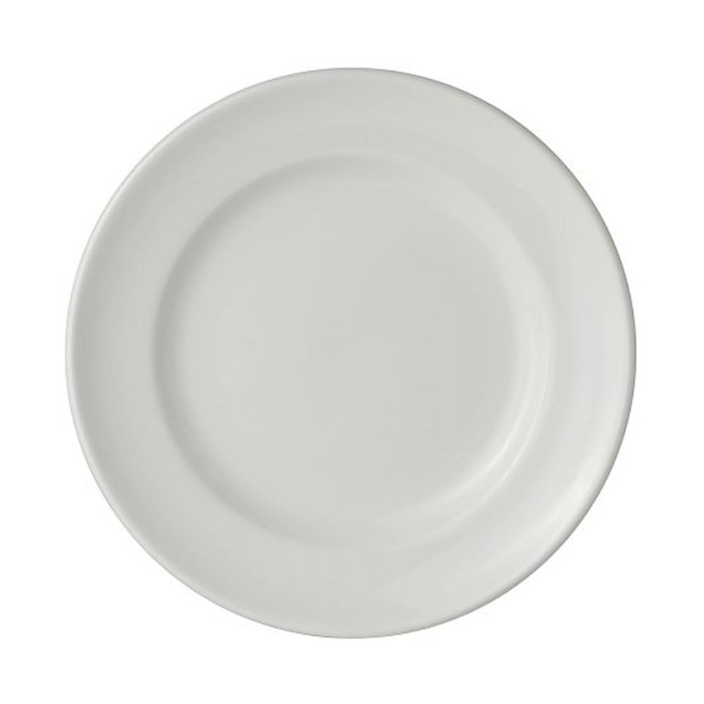 Virtu Bone China 6.5 inch Banquet Rim Plate, 36 count