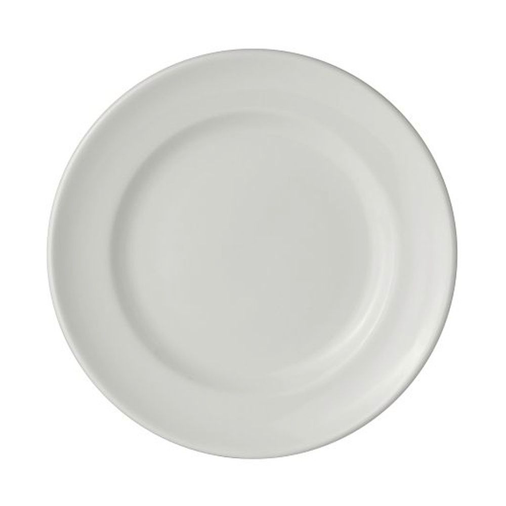 Folio Virtu Bone China 6.5 Inch Banquet Rim Plate, 36 Count