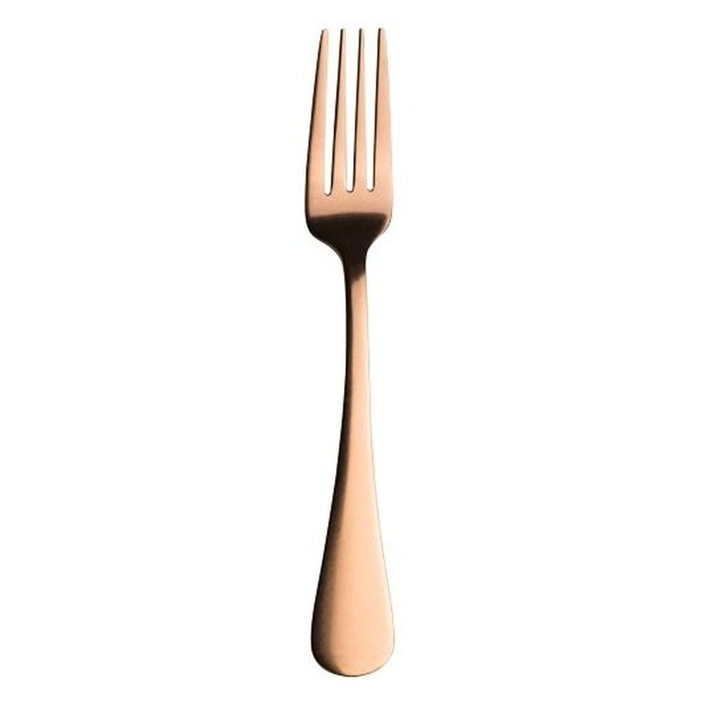 Varick Fulton Vintage Copper 18/0 Stainless Steel 8 Inch Dinner Fork, 12 Count