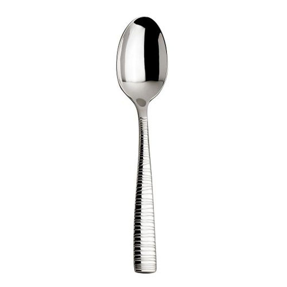 Folio Pirouette 18/10 Stainless Steel 7 7/8 Inch Oval Bowl Soup/dessert Spoon, 12 Count