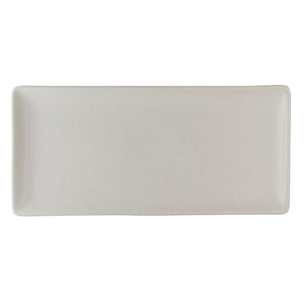 Potter's Collection 15 x 7 inch Shell Porcelain Rectangle Tray, 6 count