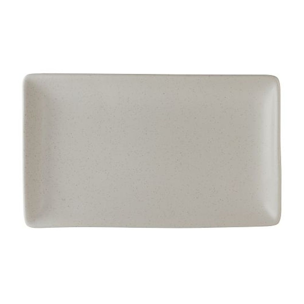 Potter's Collection 10 x 6 inch Shell Porcelain Rectangle Tray, 6 count