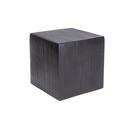 6 x 6 x 6 inch Carved Espresso Resin Riser/Box, 2 count