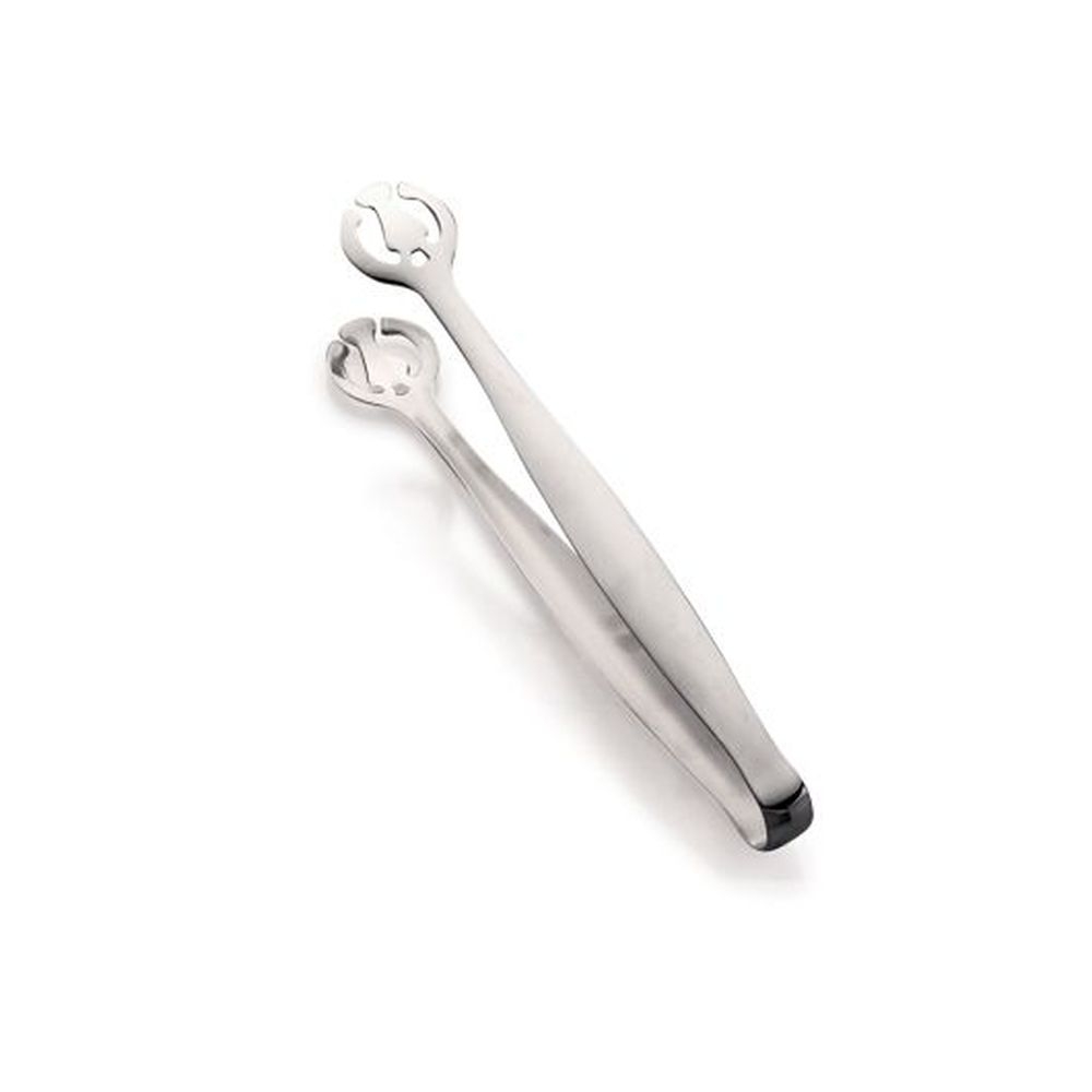 18/10 Stainless Steel Serving Tong with Notched Ends, 8 inch, 6 count