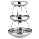 18/10 Stainless Steel 3-Tier Coupe Seafood Stand