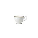 Bone China 8.0 Ounce Burnished Gold Footed Tea Cup