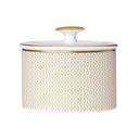 Bone China 8.0 Ounce Diamond Oval Sugar Bowl