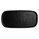 Cali Black 14 1/2 x 7 inch Melamine Rectangular Tray, 6 count