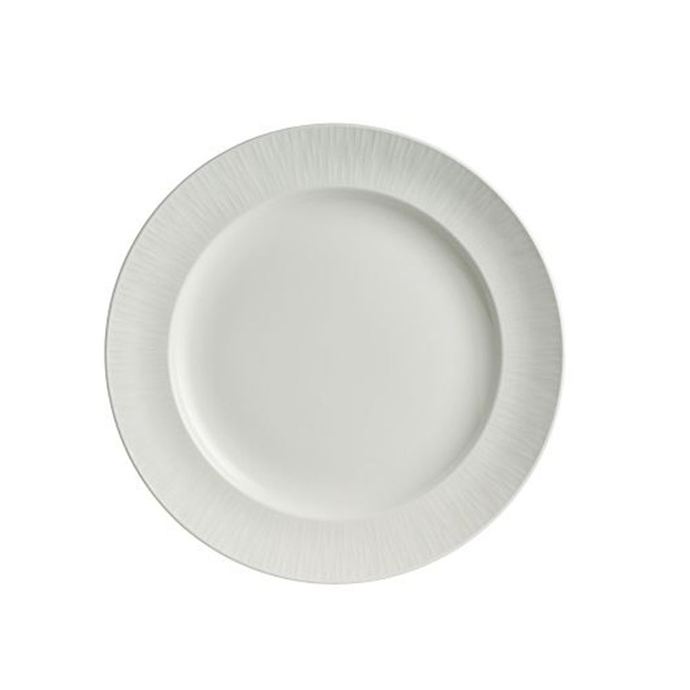 Lucia Bone China 10.0 inch Banquet Rim Plate, 24 count