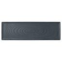Pompeii Slate 20 7/8 x 6 1/2 x 1 inch Melamine Rectangle Gastronorm Platter, 10 count