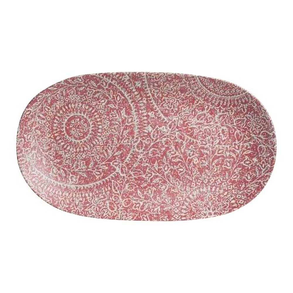 Solano Rubine 14 x 8 inch Melamine Platter, 12 count