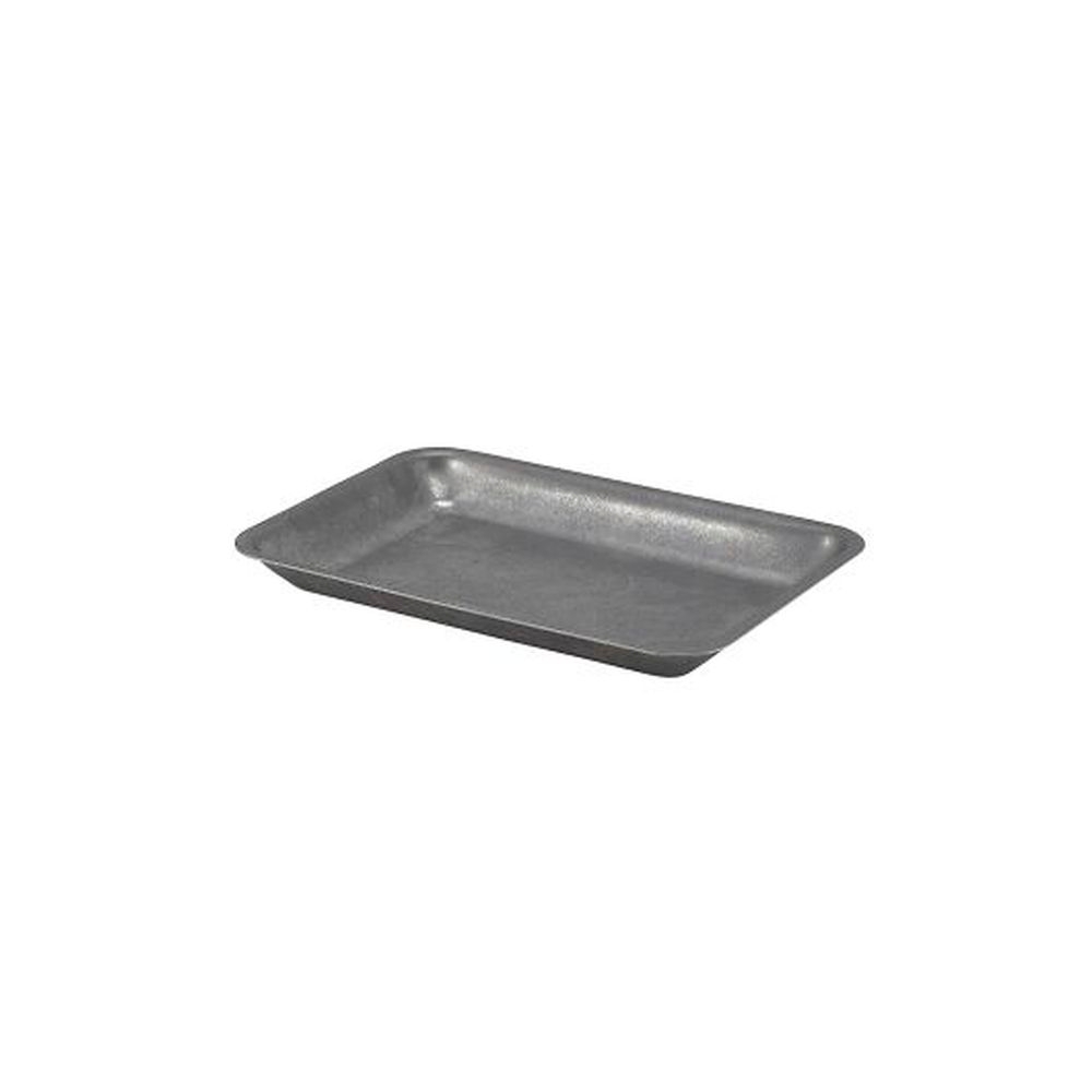 Vintage 8 x 5 3/4 inch Stainless Steel Tray, 24 count
