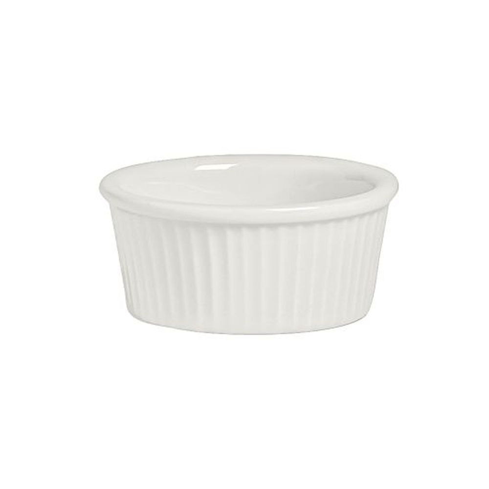 American Basics Alumina Vitrified 6 Ounce Fluted Ramekin, 12 count