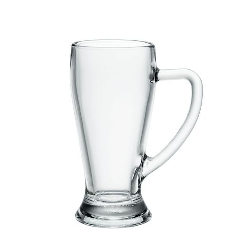 Baviera Glass 23.5 Ounce Beer Mug, 6 count