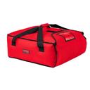 Cambro Red Insulated Standard Pizza Delivery GoBag, 17 1/2 x 20 x 7 1/2 inch -- 4 per case