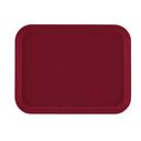 Cambro Rectangular Cherry Red Camtray, 10 5/8 x 13 3/4 inch -- 12 per case.