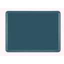 Cambro Fiberglass Slate Blue Dietary Tray, 19 x 12 inch -- 12 per case.
