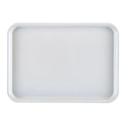Cambro Fiberglass White Market Tray, 17 3/4 x 12 5/8 x 11/16 inch -- 12 per case.