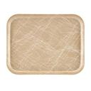 Cambro Abstract Tan Rectangular Camtray, 15 x 20 1/4 inch -- 12 per case.
