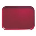 Cambro Cherry Red Rectangular Camtray, 15 x 20 1/4 inch -- 12 per case.