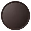 Cambro Round Plastic Camtread Serving Tray, Taver Tan, 16 inch -- 12 per case