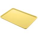 Cambro Fiberglass Yellow Market Tray, 25 11/16 x 17 13/16 x 13/16 inch -- 6 per case.