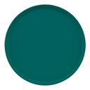 Cambro Teal Round Low Profile Rim Camtray, 19 1/2 inch -- 12 per case.