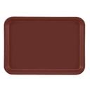 Cambro Real Rust Rectangular Low Profile Rim Camtray, 4 1/4 x 6 inch -- 12 per case.