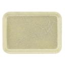 Cambro Galaxy Antique Parchment Silver Rectangular Low Profile Rim Camtray, 4 1/4 x 6 inch -- 12 per case.