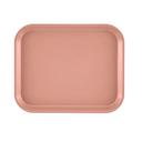 Cambro Blush Rectangular Low Profile Rim Camtray, 8 x 9 7/8 inch -- 12 per case.