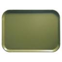 Cambro Olive Green Rectangular Camtray, 15 x 20 1/4 inch -- 12 per case.