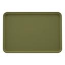 Cambro Olive Green Rectangular Low Profile Rim Camtray, 20 3/4 25 9/16inch -- 6 per case.