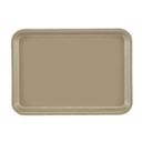Cambro Taupe Rectangular Low Profile Rim Camtray, 4 15/16 x 6 15/16 inch -- 12 per case.