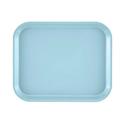 Cambro Sky Blue Rectangular Low Profile Rim Camtray, 8 x 9 7/8 inch -- 12 per case.