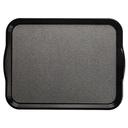 Cambro Black with Pebbled Black Non-Skid Versa Camtray with Handles, 18 x 14 inch -- 12 per case.