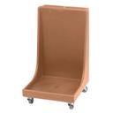 Cambro Coffee Beige Standard Model Camdolly with Handle for Dish Racks, 22 3/16 x 36 3/4 x 24 3/16 inch.