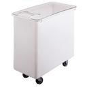 White Cambro 34 Gallon Ingredient Bin.